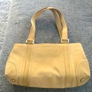 Tan purse, lots of pockets inside and barely used
